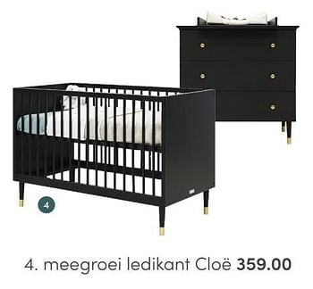 Aanbiedingen Bopita meegroei ledikant cloë - Bopita - Geldig van 06/03/2022 tot 12/03/2022 bij Baby & Tiener Megastore