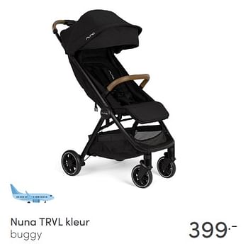 Aanbiedingen Nuna trvl kleur buggy - Nuna - Geldig van 06/03/2022 tot 12/03/2022 bij Baby & Tiener Megastore