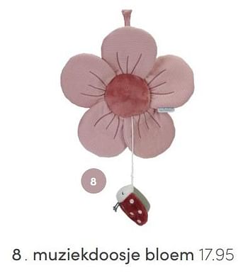 Aanbiedingen Little dutch muziekdoosje bloem - Little Dutch - Geldig van 06/03/2022 tot 12/03/2022 bij Baby & Tiener Megastore