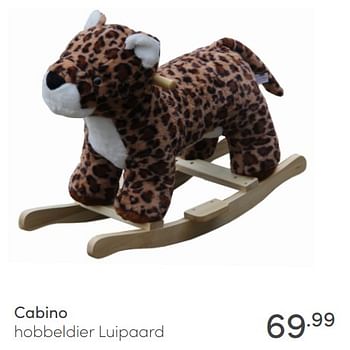 Aanbiedingen Cabino hobbeldier luipaard - Cabino - Geldig van 06/03/2022 tot 12/03/2022 bij Baby & Tiener Megastore