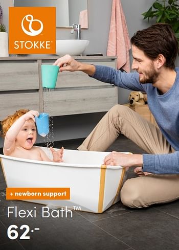 Aanbiedingen Stokke flexi bath - Stokke - Geldig van 06/03/2022 tot 12/03/2022 bij Baby & Tiener Megastore