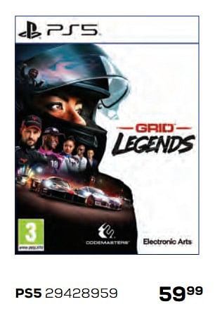 Aanbiedingen Ps5 grio legends - Electronic Arts - Geldig van 04/03/2022 tot 01/04/2022 bij Supra Bazar