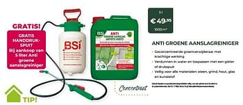 Aanbiedingen Anti groene aanslagreiniger - BSI - Geldig van 13/03/2022 tot 31/10/2022 bij Multi Bazar