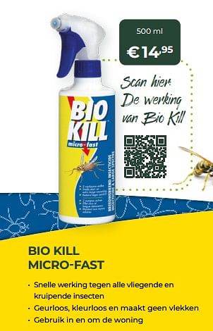 Aanbiedingen Bio kill micro-fast - BSI - Geldig van 13/03/2022 tot 31/10/2022 bij Multi Bazar