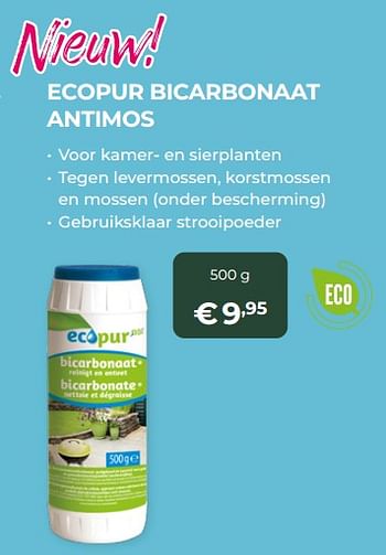 Aanbiedingen Ecopur bicarbonaat antimos - BSI - Geldig van 13/03/2022 tot 31/10/2022 bij Multi Bazar