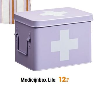 Aanbiedingen Medicijnbox lila - Huismerk - Kwantum - Geldig van 14/03/2022 tot 20/03/2022 bij Kwantum