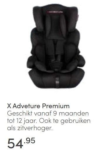 Aanbiedingen X adveture premium - Xadventure - Geldig van 13/03/2022 tot 19/03/2022 bij Baby & Tiener Megastore