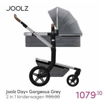 Aanbiedingen Joolz day+ gorgeous grey 2 in 1 kinderwagen - Joolz - Geldig van 13/03/2022 tot 19/03/2022 bij Baby & Tiener Megastore