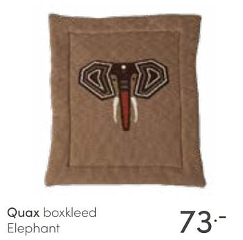 Aanbiedingen Quax boxkleed elephant - Quax - Geldig van 13/03/2022 tot 19/03/2022 bij Baby & Tiener Megastore