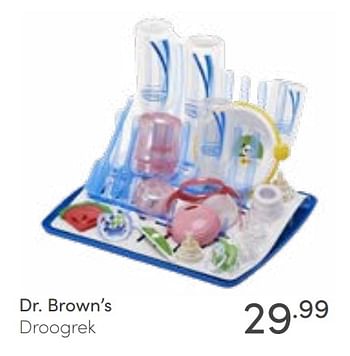 Aanbiedingen Dr. brown’s droogrek - DrBrown's - Geldig van 13/03/2022 tot 19/03/2022 bij Baby & Tiener Megastore