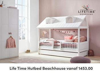 Aanbiedingen Life time hutbed beachhouse - Lifetime Kidsrooms - Geldig van 12/03/2022 tot 19/03/2022 bij Baby & Tiener Megastore