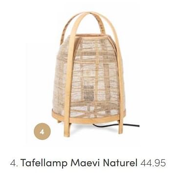 Aanbiedingen Tafellamp maevi naturel - KidsDepot  - Geldig van 12/03/2022 tot 19/03/2022 bij Baby & Tiener Megastore