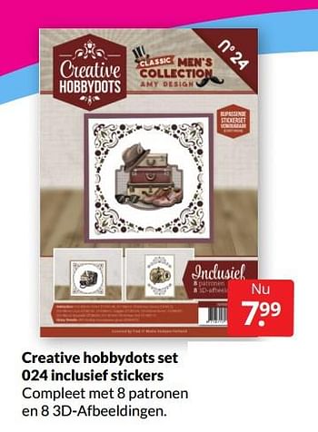 Aanbiedingen Creative hobbydots set 024 inclusief stickers - Huismerk - Boekenvoordeel - Geldig van 12/03/2022 tot 20/03/2022 bij Boekenvoordeel