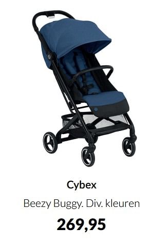 Aanbiedingen Cybex beezy buggy - Cybex - Geldig van 15/03/2022 tot 11/04/2022 bij Babypark