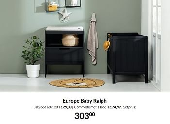 Aanbiedingen Europe baby ralph - Europe baby - Geldig van 15/03/2022 tot 11/04/2022 bij Babypark