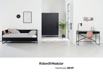 Aanbiedingen Kidsmill modular nachtkastje - Kidsmill - Geldig van 15/03/2022 tot 11/04/2022 bij Babypark