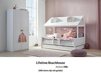 Aanbiedingen Lifetime beachhouse bedlade - Lifetime Kidsrooms - Geldig van 15/03/2022 tot 11/04/2022 bij Babypark