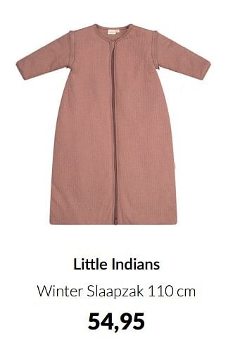 Aanbiedingen Little indians winter slaapzak - Little Indians - Geldig van 15/03/2022 tot 11/04/2022 bij Babypark