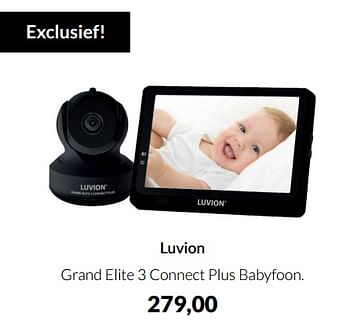 Aanbiedingen Luvion grand elite 3 connect plus babyfoon - Luvion - Geldig van 15/03/2022 tot 11/04/2022 bij Babypark