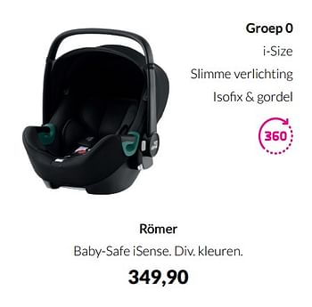 Aanbiedingen Römer baby-safe isense - Romer - Geldig van 15/03/2022 tot 11/04/2022 bij Babypark