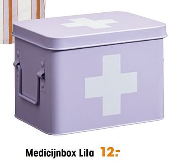 Aanbiedingen Medicijnbox lila - Huismerk - Kwantum - Geldig van 21/03/2022 tot 30/03/2022 bij Kwantum