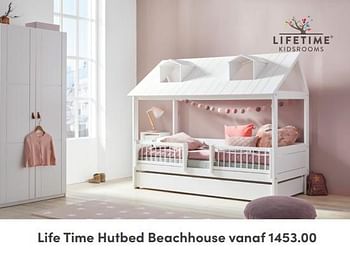 Aanbiedingen Life time hutbed beachhouse - Lifetime Kidsrooms - Geldig van 20/03/2022 tot 26/03/2022 bij Baby & Tiener Megastore