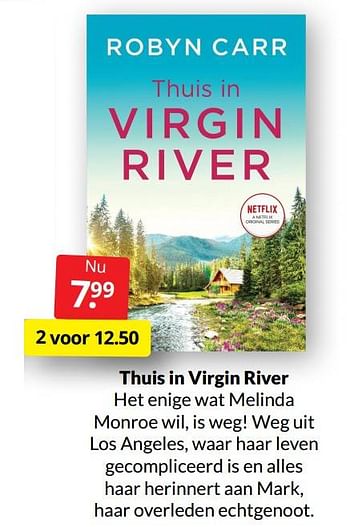 Aanbiedingen Thuis in virgin river - Huismerk - Boekenvoordeel - Geldig van 19/03/2022 tot 27/03/2022 bij Boekenvoordeel