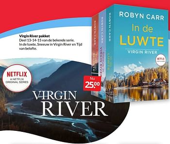 Aanbiedingen Virgin river pakket - Huismerk - Boekenvoordeel - Geldig van 19/03/2022 tot 27/03/2022 bij Boekenvoordeel