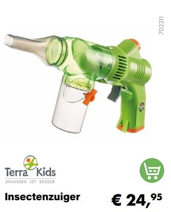 Aanbiedingen Insectenzuiger - Terra Kids - Geldig van 21/03/2022 tot 05/06/2022 bij Multi Bazar