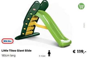 Aanbiedingen Little tikes giant slide - Little Tikes - Geldig van 21/03/2022 tot 05/06/2022 bij Multi Bazar