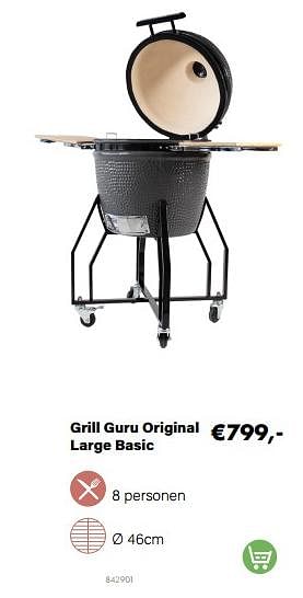 Aanbiedingen Grill guru original large basic - Grill Guru - Geldig van 21/03/2022 tot 05/06/2022 bij Multi Bazar