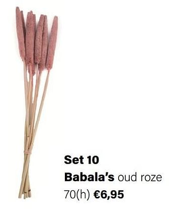 Aanbiedingen Set 10 babala’s - Huismerk - Multi Bazar - Geldig van 21/03/2022 tot 05/06/2022 bij Multi Bazar