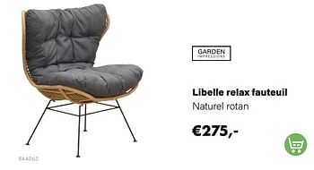 Aanbiedingen Libelle relax fauteuil - Garden Impressions - Geldig van 21/03/2022 tot 05/06/2022 bij Multi Bazar