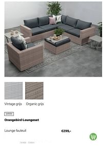 Aanbiedingen Orangebird lounge fauteuil - Garden Impressions - Geldig van 21/03/2022 tot 05/06/2022 bij Multi Bazar