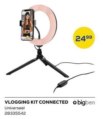 Aanbiedingen Bigben vlogging kit connected - BIGben - Geldig van 25/03/2022 tot 22/04/2022 bij Supra Bazar