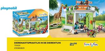 Aanbiedingen Dierenartspraktijk in de dierentuin 70900 - Playmobil - Geldig van 25/03/2022 tot 22/04/2022 bij Supra Bazar