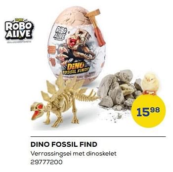 Aanbiedingen Dino fossil find - Zuru - Geldig van 25/03/2022 tot 22/04/2022 bij Supra Bazar