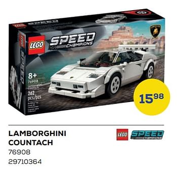 Aanbiedingen Lamborghini countach - Lego - Geldig van 25/03/2022 tot 22/04/2022 bij Supra Bazar
