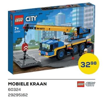 Aanbiedingen Mobiele kraan 60324 - Lego - Geldig van 25/03/2022 tot 22/04/2022 bij Supra Bazar