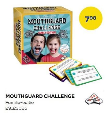 Aanbiedingen Mouthguard challenge - Identity Games - Geldig van 25/03/2022 tot 22/04/2022 bij Supra Bazar