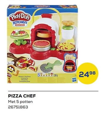 Aanbiedingen Pizza chef - Hasbro - Geldig van 25/03/2022 tot 22/04/2022 bij Supra Bazar
