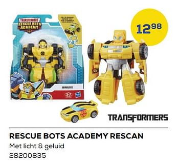 Aanbiedingen Rescue bots academy rescan - Hasbro - Geldig van 25/03/2022 tot 22/04/2022 bij Supra Bazar