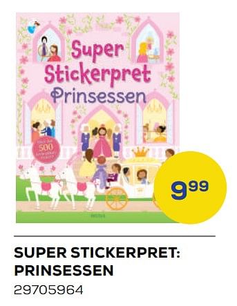 Aanbiedingen Super stickerpret: prinsessen - Huismerk - Supra Bazar - Geldig van 25/03/2022 tot 22/04/2022 bij Supra Bazar