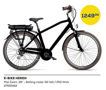 Aanbiedingen E-bike heren - E-Bike - Geldig van 25/03/2022 tot 22/04/2022 bij Supra Bazar