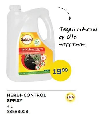 Aanbiedingen Herbi-control spray - Solabiol - Geldig van 25/03/2022 tot 22/04/2022 bij Supra Bazar
