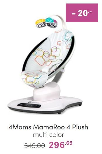Aanbiedingen 4moms mamaroo 4 plush multi color - 4Moms - Geldig van 20/03/2022 tot 26/03/2022 bij Baby & Tiener Megastore