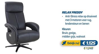 Aanbiedingen Relax freddy - Huismerk - De Prijzenklopper - Geldig van 24/03/2022 tot 31/05/2022 bij De Prijzenklopper