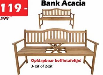 Aanbiedingen Bank acacia - Huismerk - Itek - Geldig van 03/03/2022 tot 27/03/2022 bij Itek