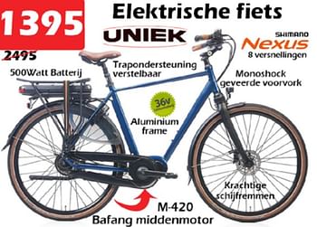 Aanbiedingen Elektrische fiets - Huismerk - Itek - Geldig van 03/03/2022 tot 27/03/2022 bij Itek