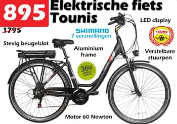 Aanbiedingen Elektrische fiets tounis - Tounis - Geldig van 03/03/2022 tot 27/03/2022 bij Itek